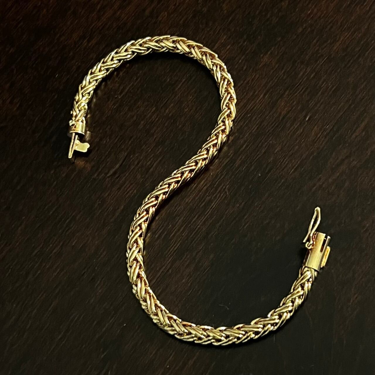 VINTAGE TIFFANY & CO. 18K Gold Braid Bracelet | ヴィンテージ