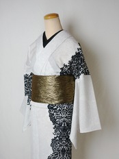 【受注商品】RumiRockセオαゆかた「西洋更紗」　[A723]