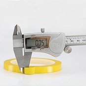 SHULLIN 6ロール 細いホワイトボードテープ 3mm ビニールピンストライプテープ テープ ラインのマーキング用(ロールあたり66m)