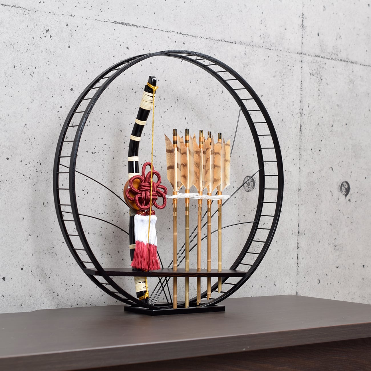 破魔弓飾り【團 -だん-】｜おしゃれ｜モダン｜今どき｜コンパクト