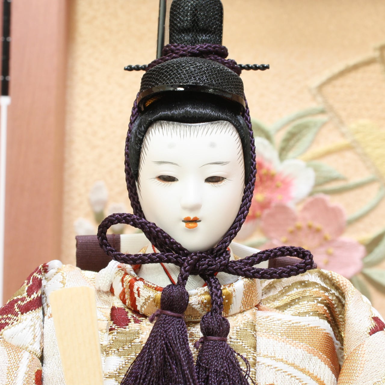 祐月 雛人形 初節句 収納飾り箱付きタイプ 木目込み雛人形 優