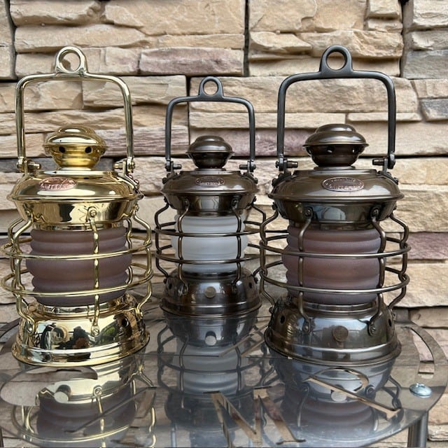 VERMONT LANTERNS ＜バーモントランタン＞ 】LED Antique Brass Mini