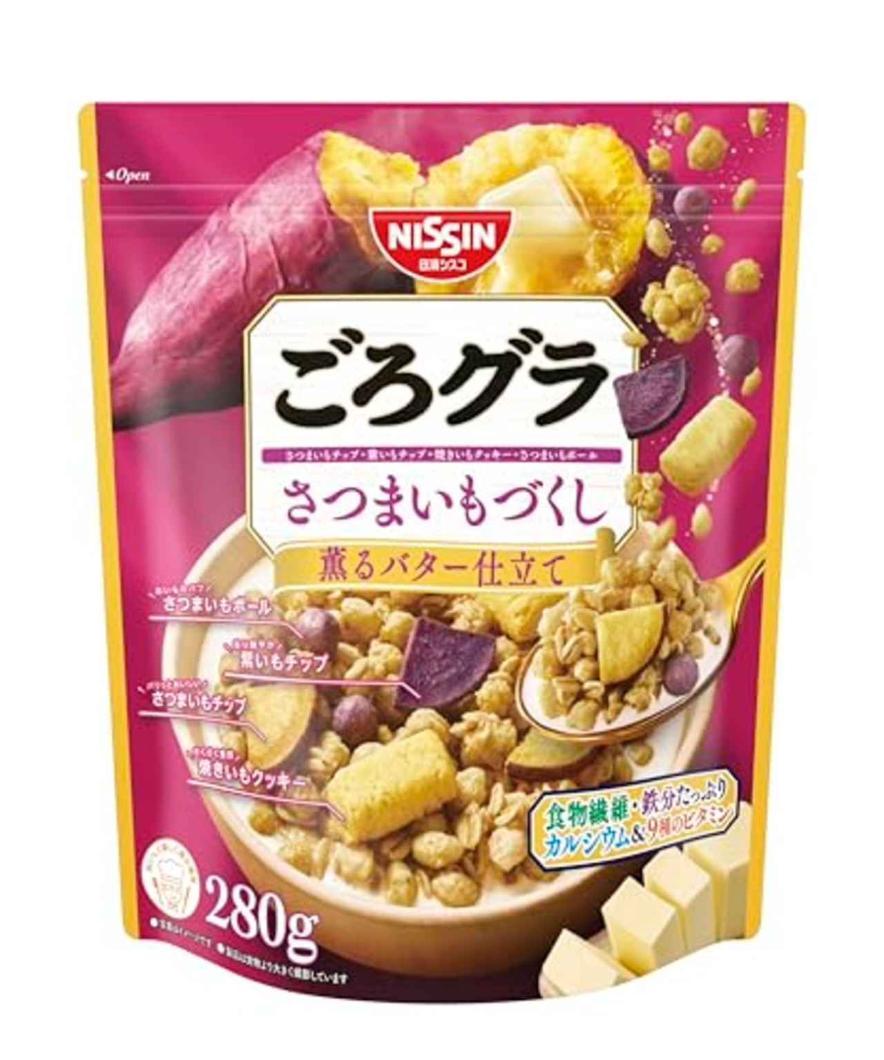 日清シスコ ごろグラ さつまいもづくし 280g×6袋