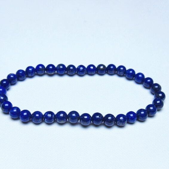 ラピスラズリ ブレスレット 5mm 一点物 メール便可 [M便 1/10] 111-48435