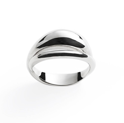 Commix bold silver ring