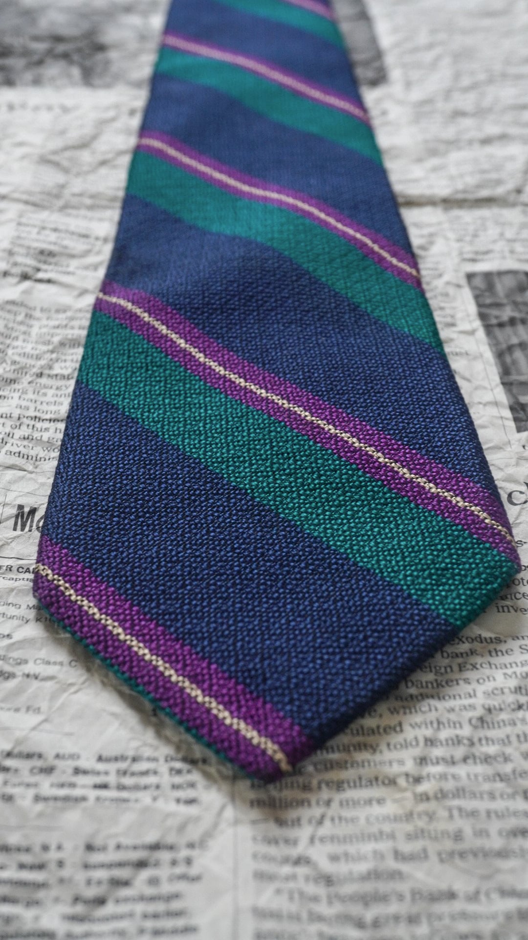 1960s】BROOKS BROTHERS ブルックスブラザーズ レップタイ 《黒タグ