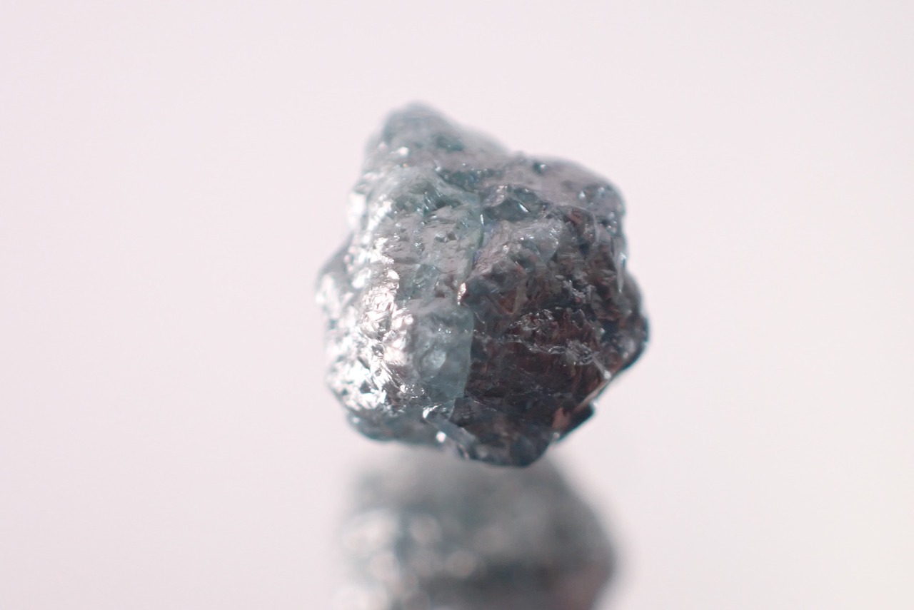 ブルーダイヤモンド原石　0.91ct　[D3-149]