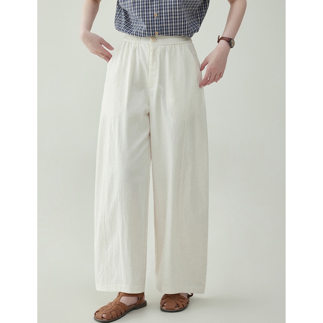 relaxed wide straight pants