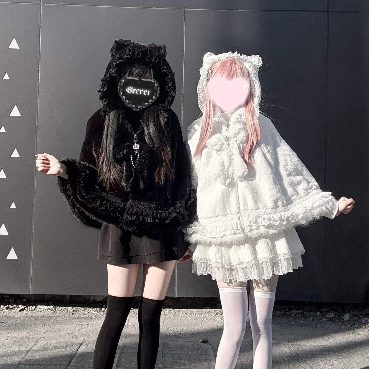 地雷系ネコミミファートリムケープコート | Maiden's Rêve