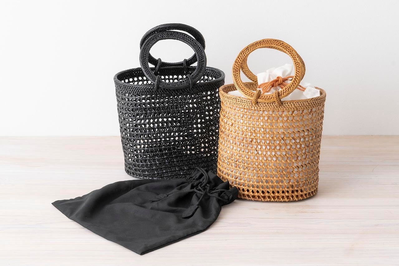 hint hint かごバッグ「BAG10」 小（2色） | 中村江里子セレクション