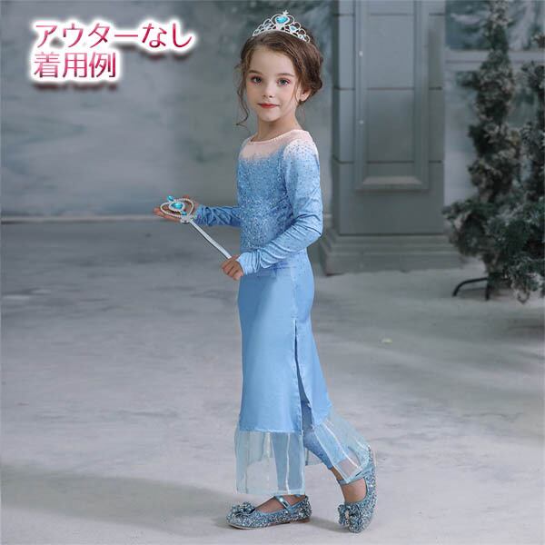 子供ドレス 子供パーティドレスディズニーランド服 お姫様 アナ雪 シンデレラ コスプレ Cosplay ハロウィン衣装 インスタ映え 舞台衣装 02 03 04 春夏 003 Yjzml ｓ ６ｌ大きいサイズ揃う Orange本店
