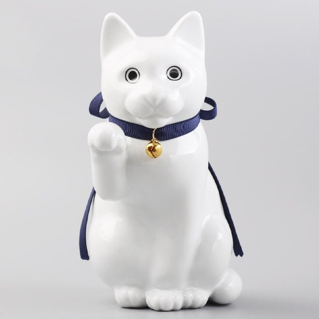 へそくりの招き猫 壱号白 / Manekineko Bank First Model White