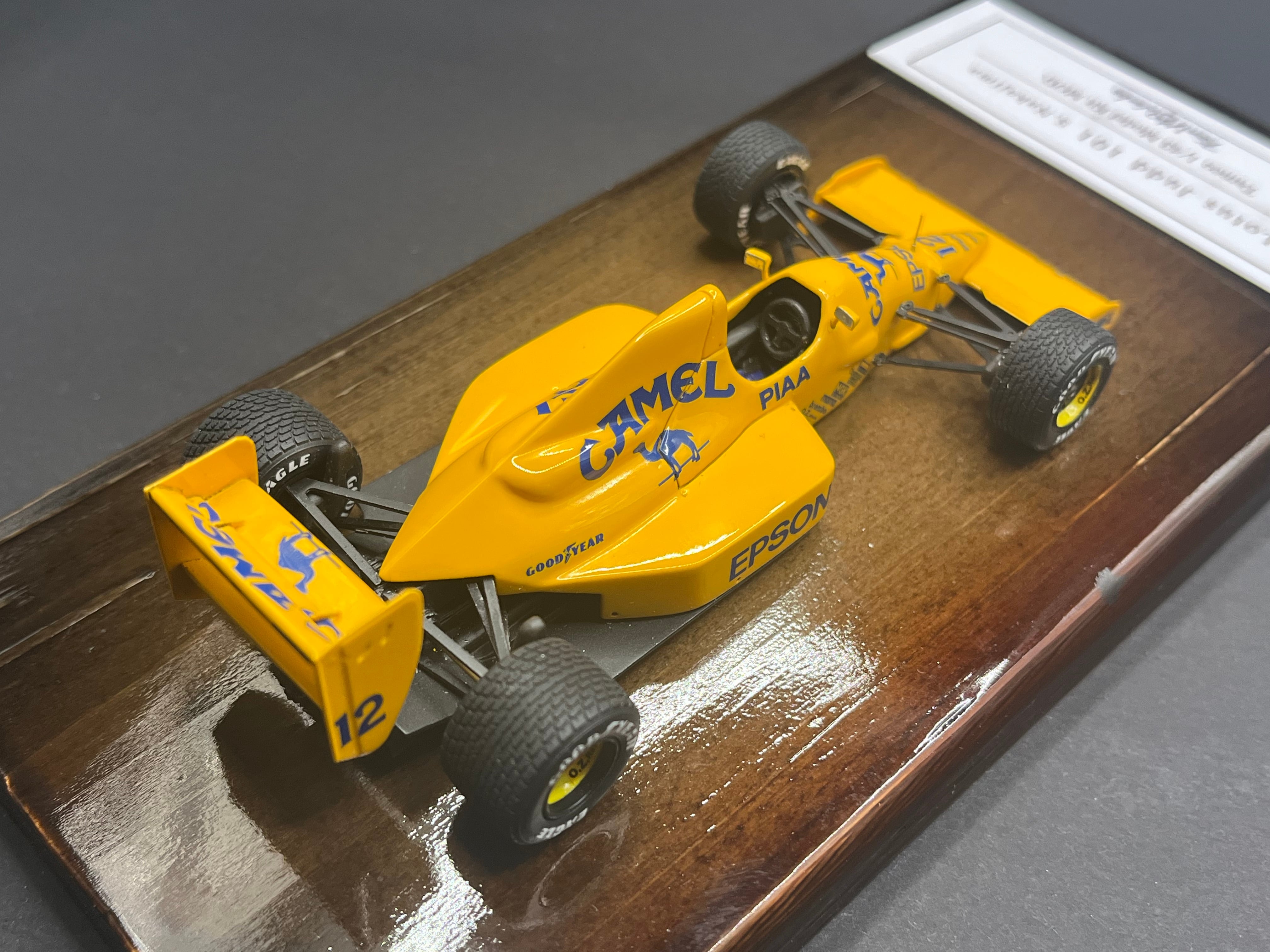1/43 Tameo ロータス101ジャッド 中嶋悟 オーストラリアGP ファステ