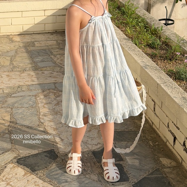 【6/18〆予約】<ninibello> Pure tiered dress