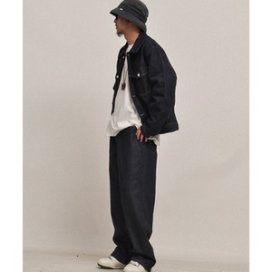 Front pocket design denim jacket C3624