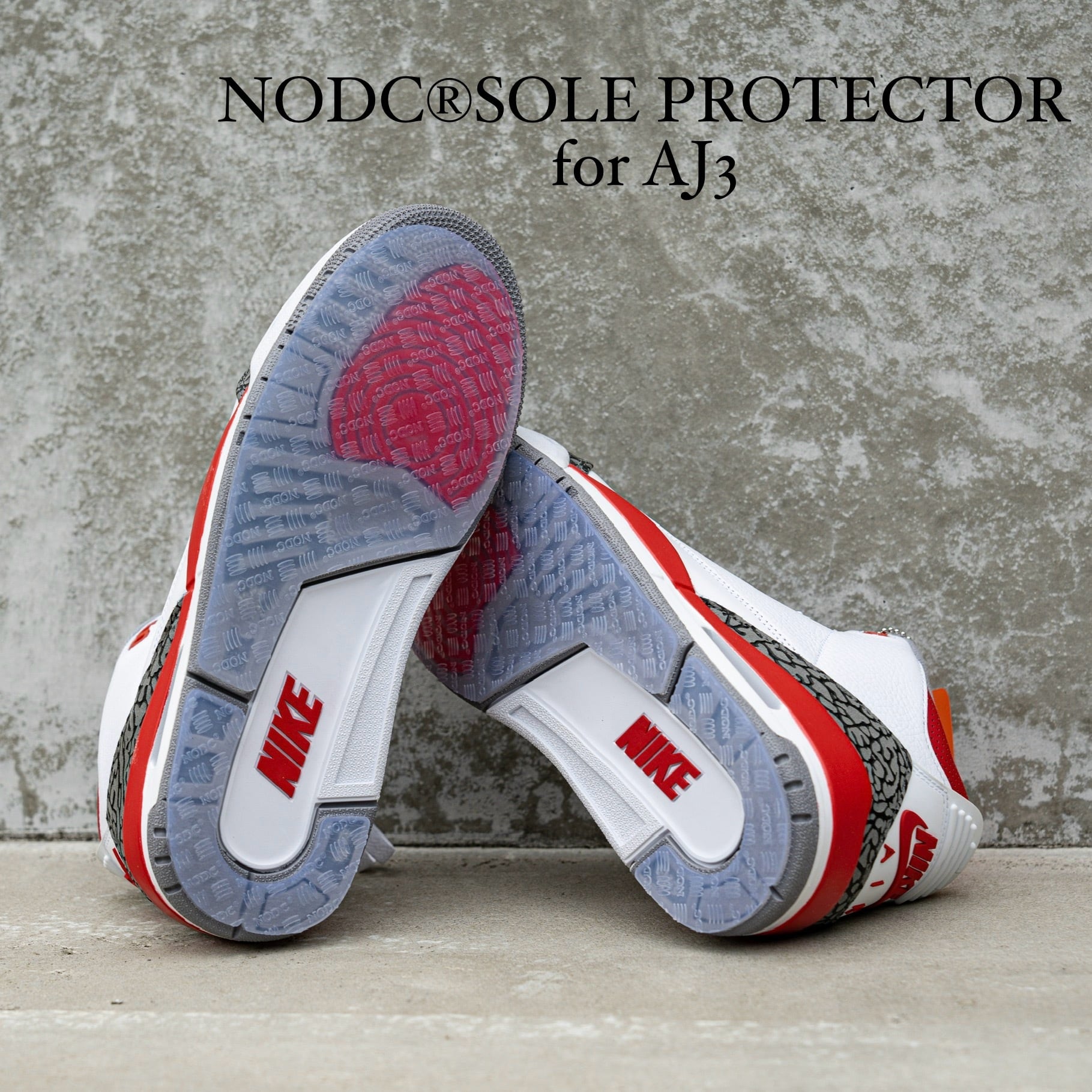 NODC® SOLE PROTECTOR for AJ3 renewal | NODC®SHOELACES