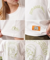 ◆NEW JACK 総刺繍 Tシャツ◆gt-6122252