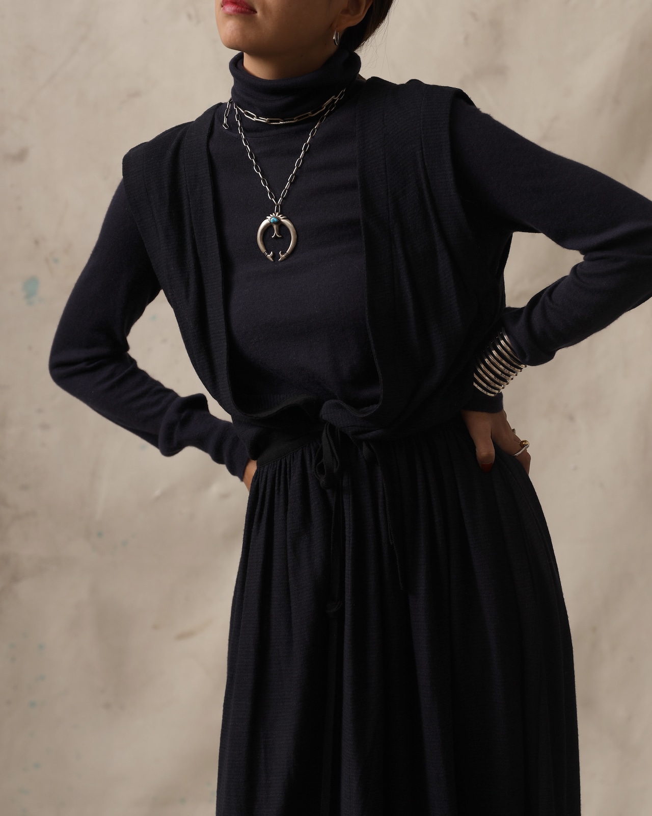 Chloe / Sleeveless Knit Gown