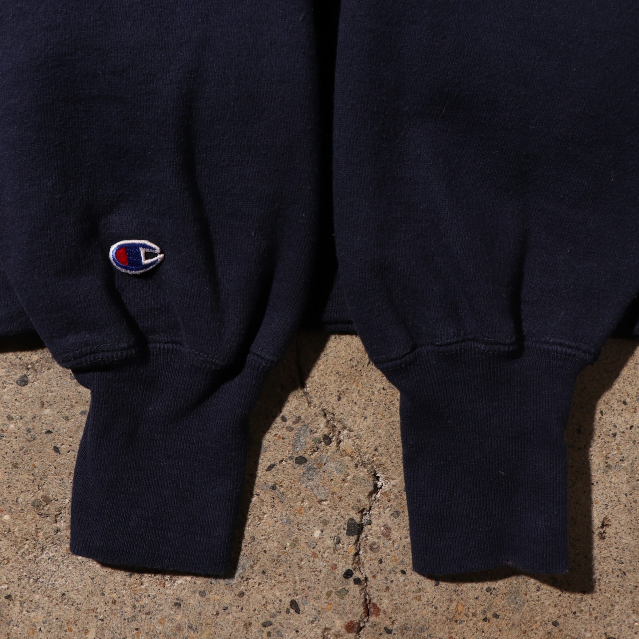 美品 90s L ネイビー リバースウィーブ チャンピオン スウェット 紺色 reverse weave champion