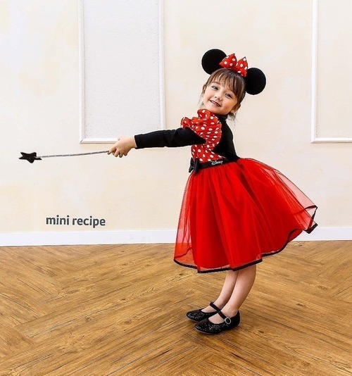【即納】<minirecipe>  Minnie one-piece