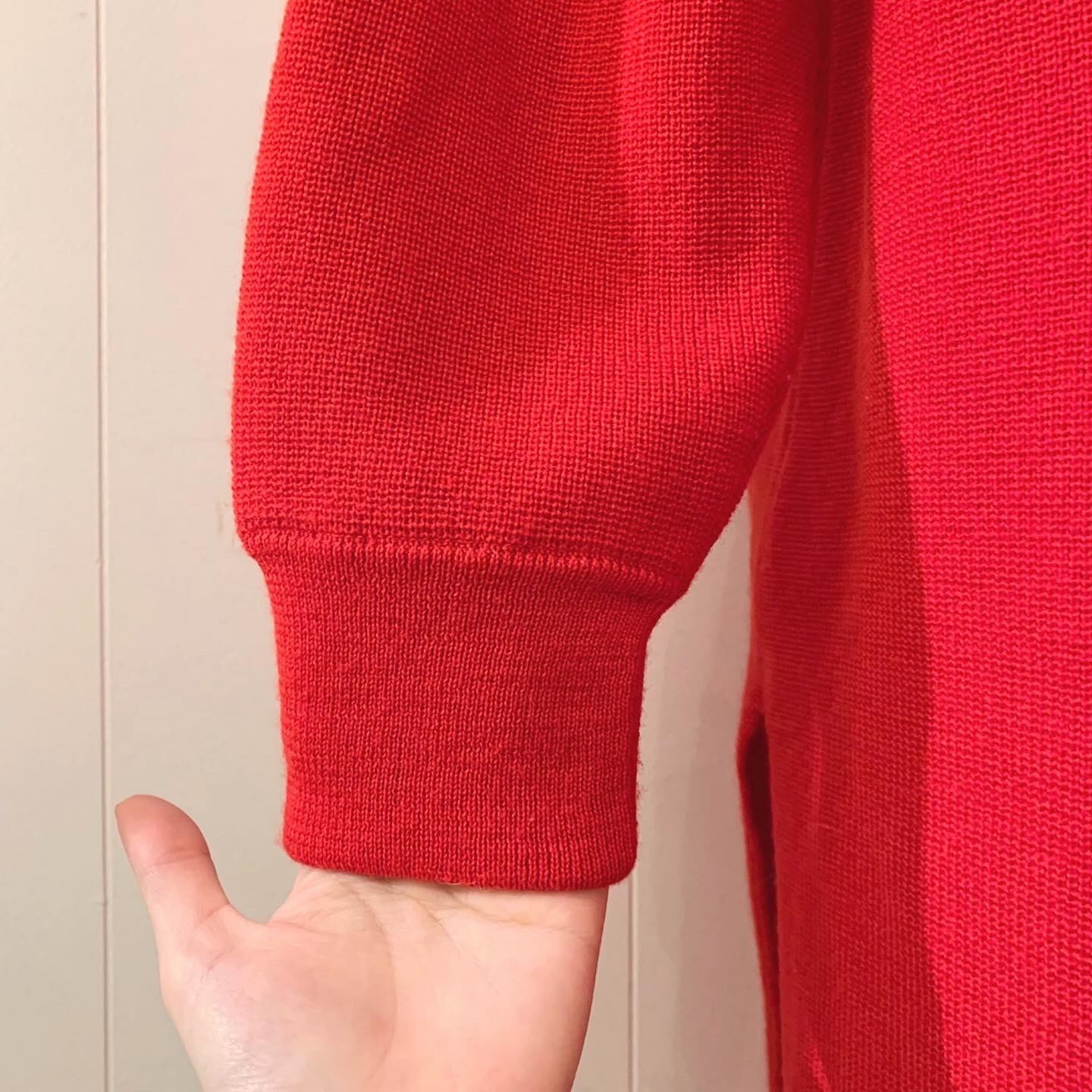 remake : strawberry button long knit cardigan