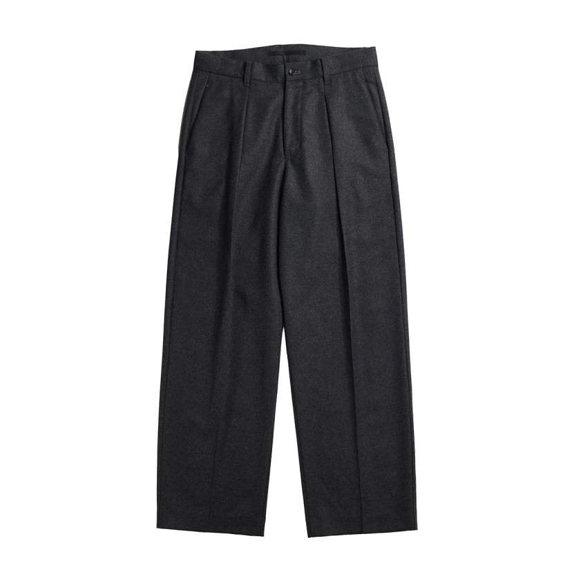 S100'S WOOL CASHMERE TUCK PT-LONG / S100'sウールカシミヤタック