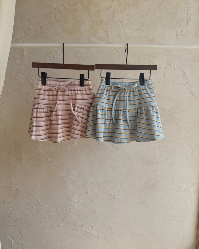 sky frill skirt -Jr-