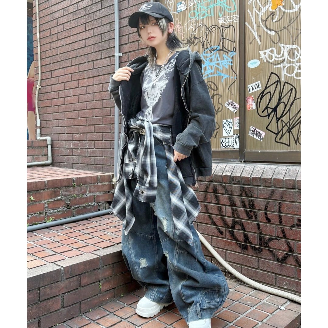 バレルバルーンワイドデニムパンツ | VOLCAN&APHRODITE