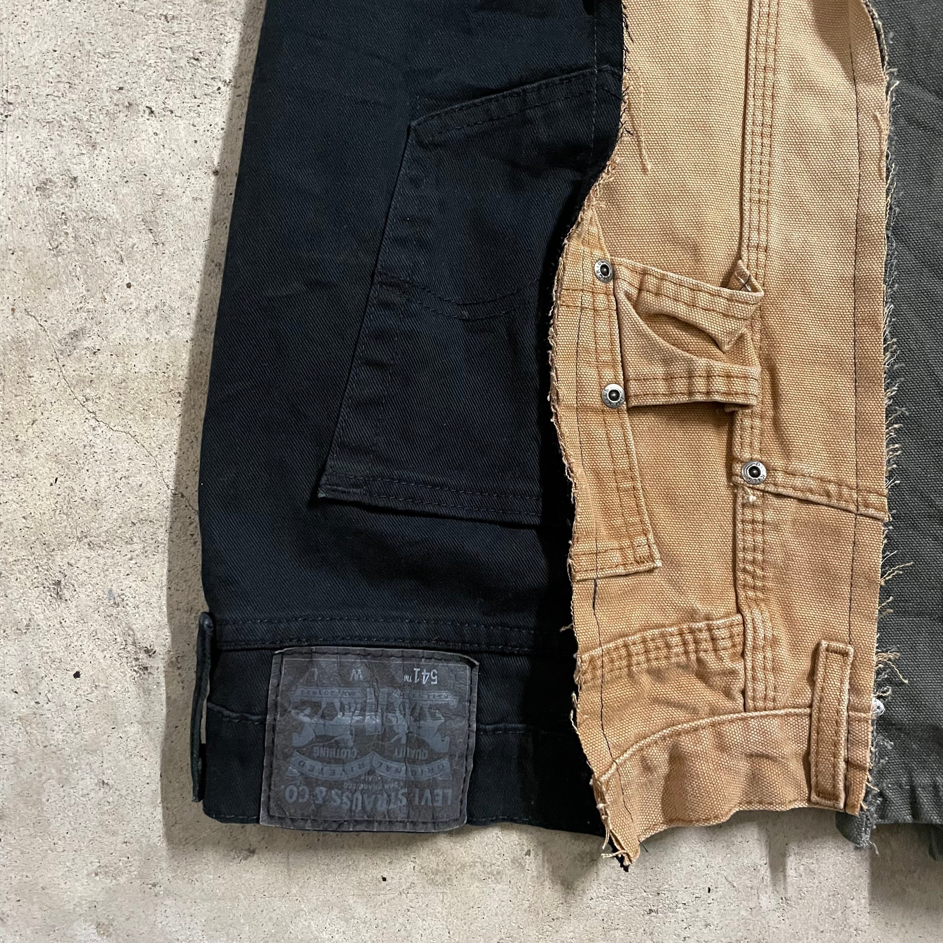 EINS_remake_collection】docking flare work pants/再構築 フレア