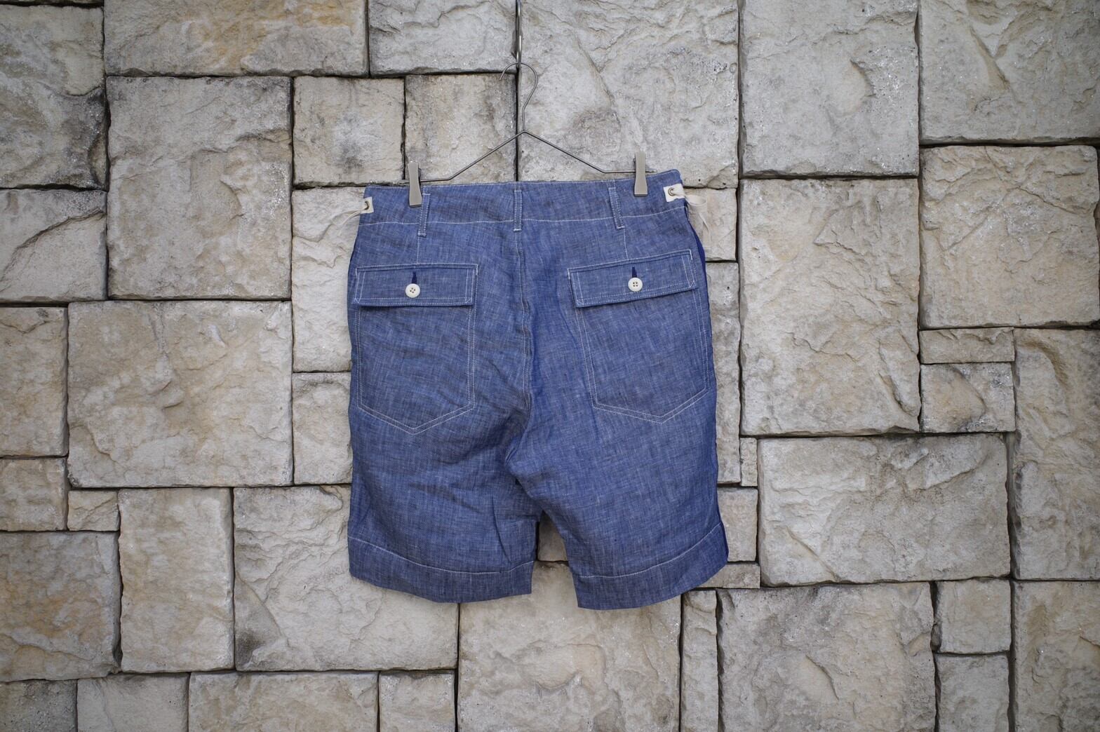 KENNETH FIELD(ケネスフィールド) / CEREMONY Ⅱ SHORTS -BLUE- | Signs