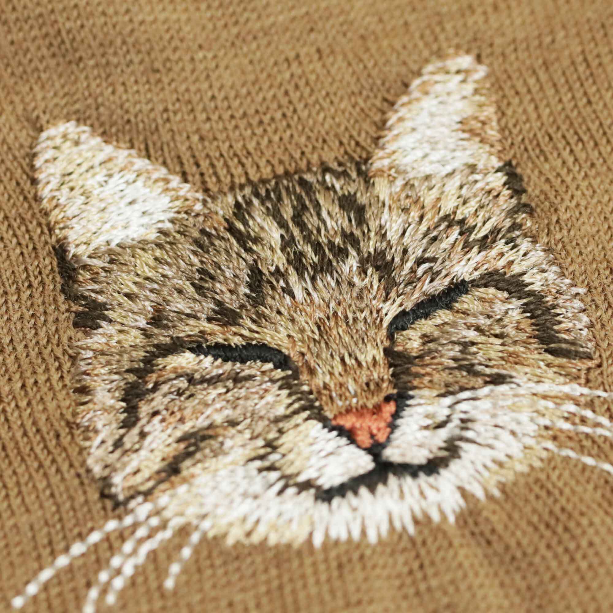 猫リストマフラー】キジトラ／東かがわの手袋職人がつくった | 佩