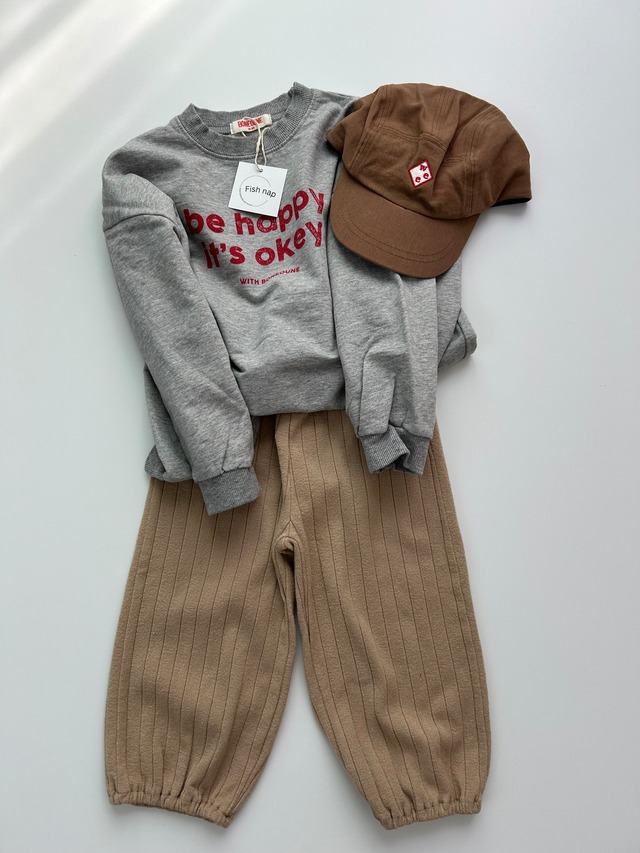 ［即納］boneoune / be happy mtm t shirt