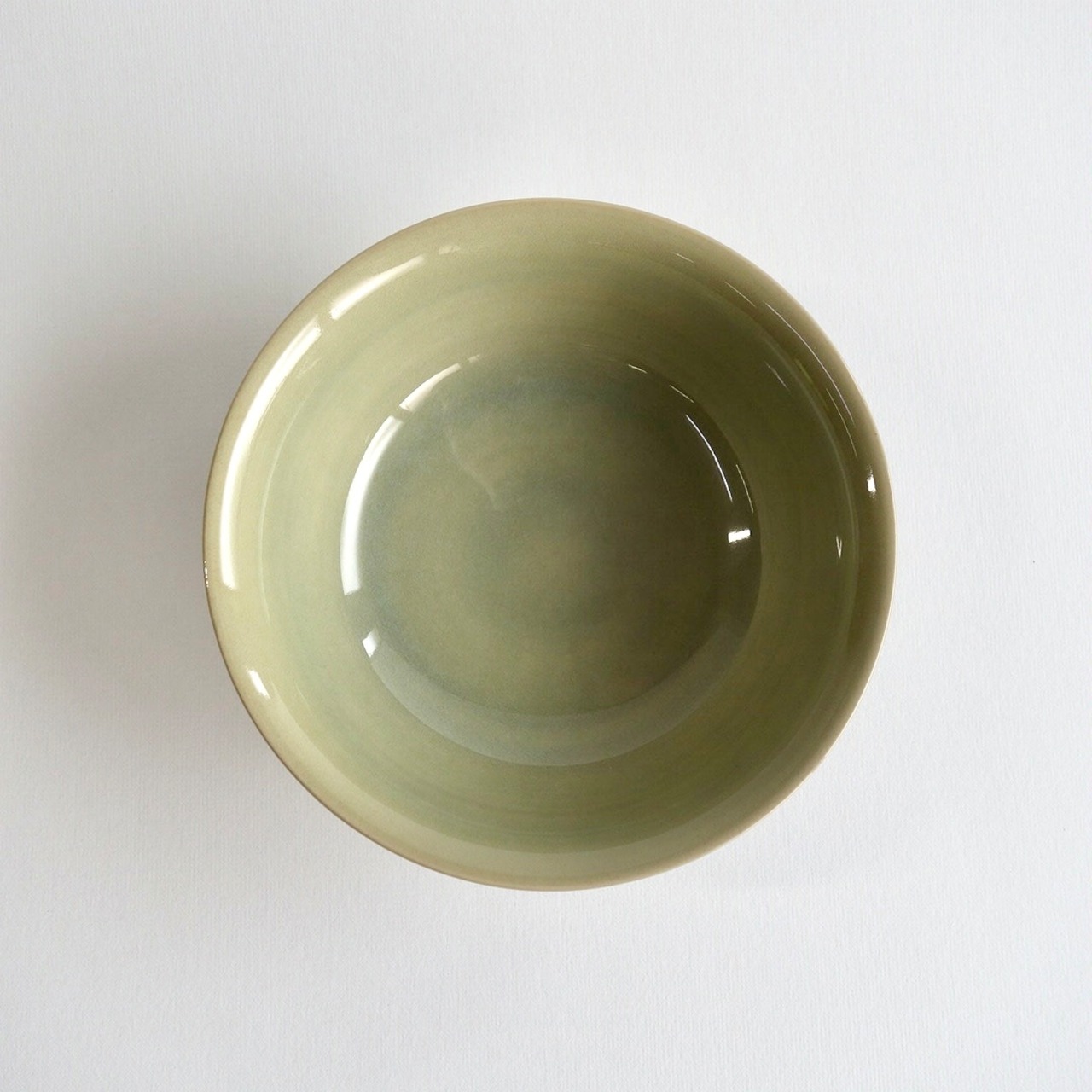 鶯青磁サラダボウル