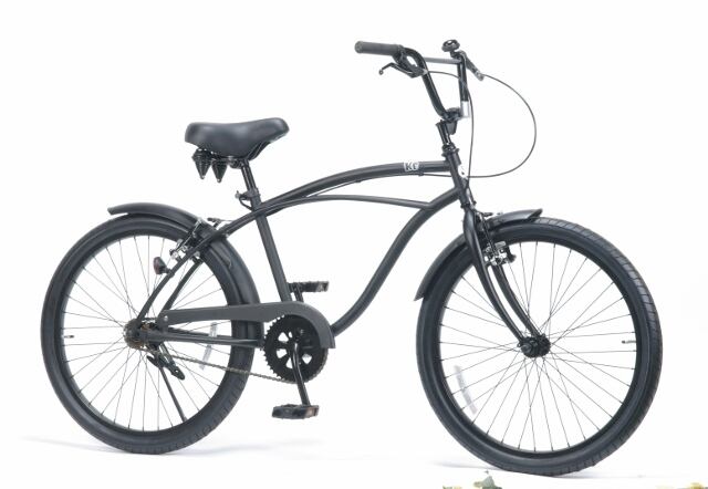 お引き取り限定 Rainbow KB 24インチ 6段ギア カゴ付き