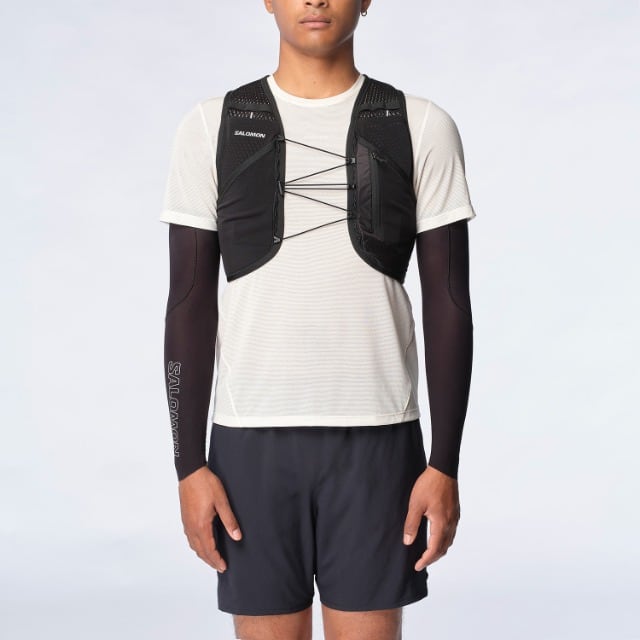 SALOMON サロモン Active SKIN 4 NO FLASKS BLACK/METAL/ ユニセックス