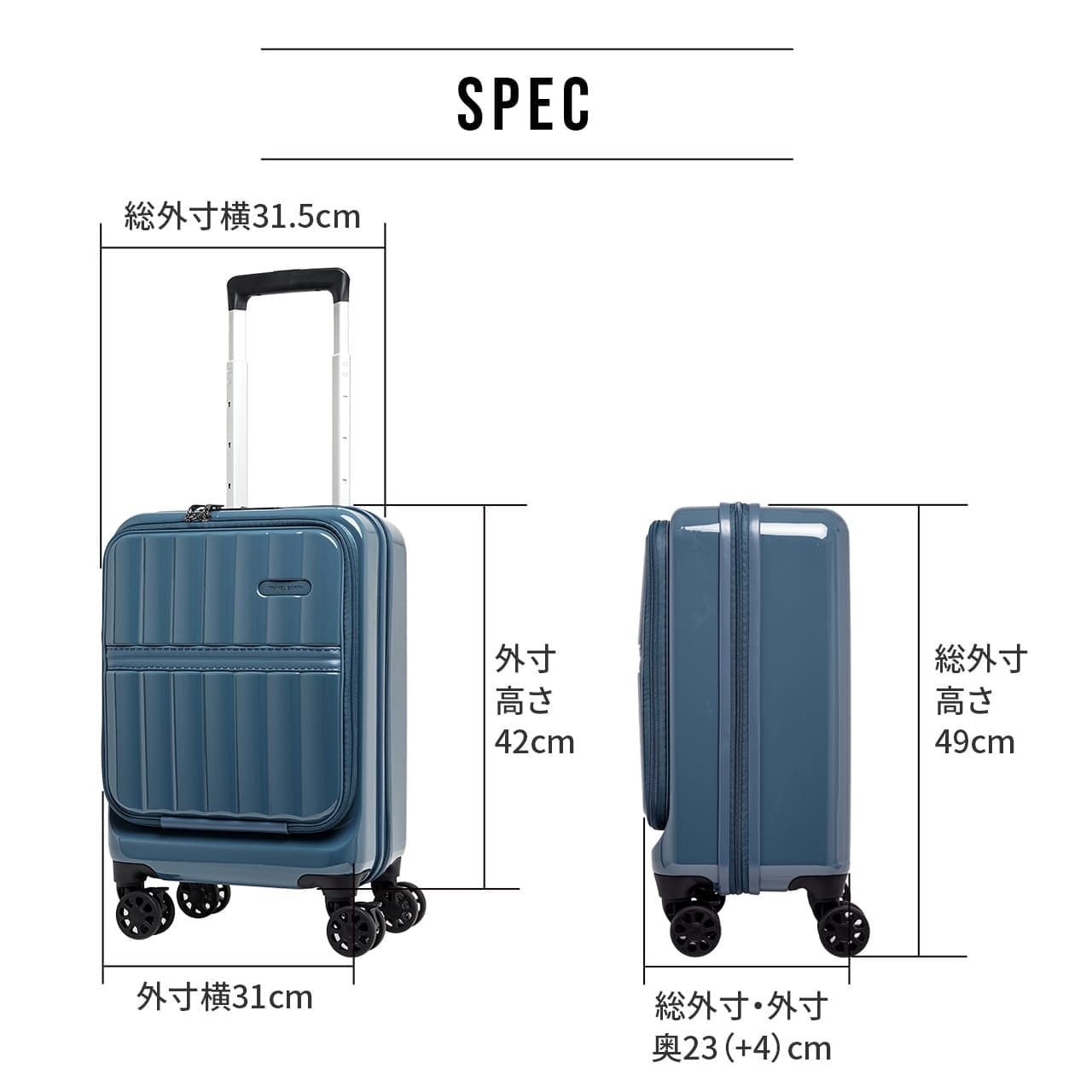 新品未使用　トラベルキャリーLサイズ Apertaライトキャリー・Lサイズ スーツケースファクトリー