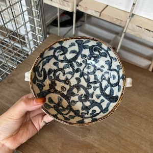 手書きたこ唐草スープ兼用小鉢　小鉢 日本製 美濃焼 和食器　和　スープ