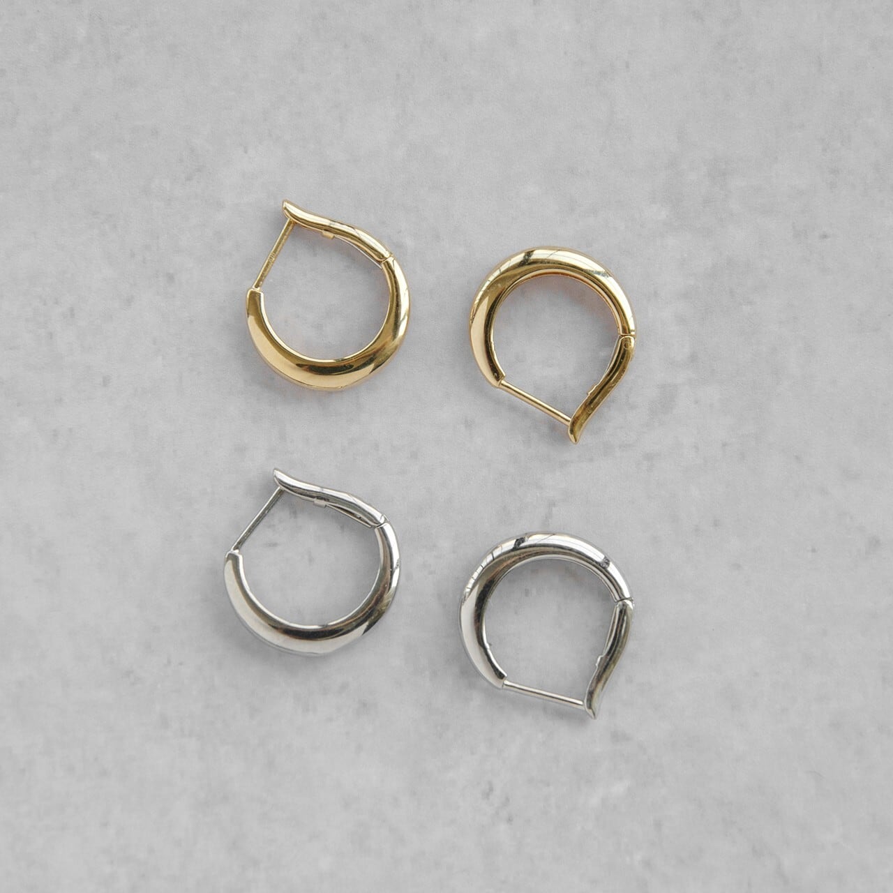 プラチナ フープピアス（バネキャッチタイプ）【MPT0009P1】 | MONICE
