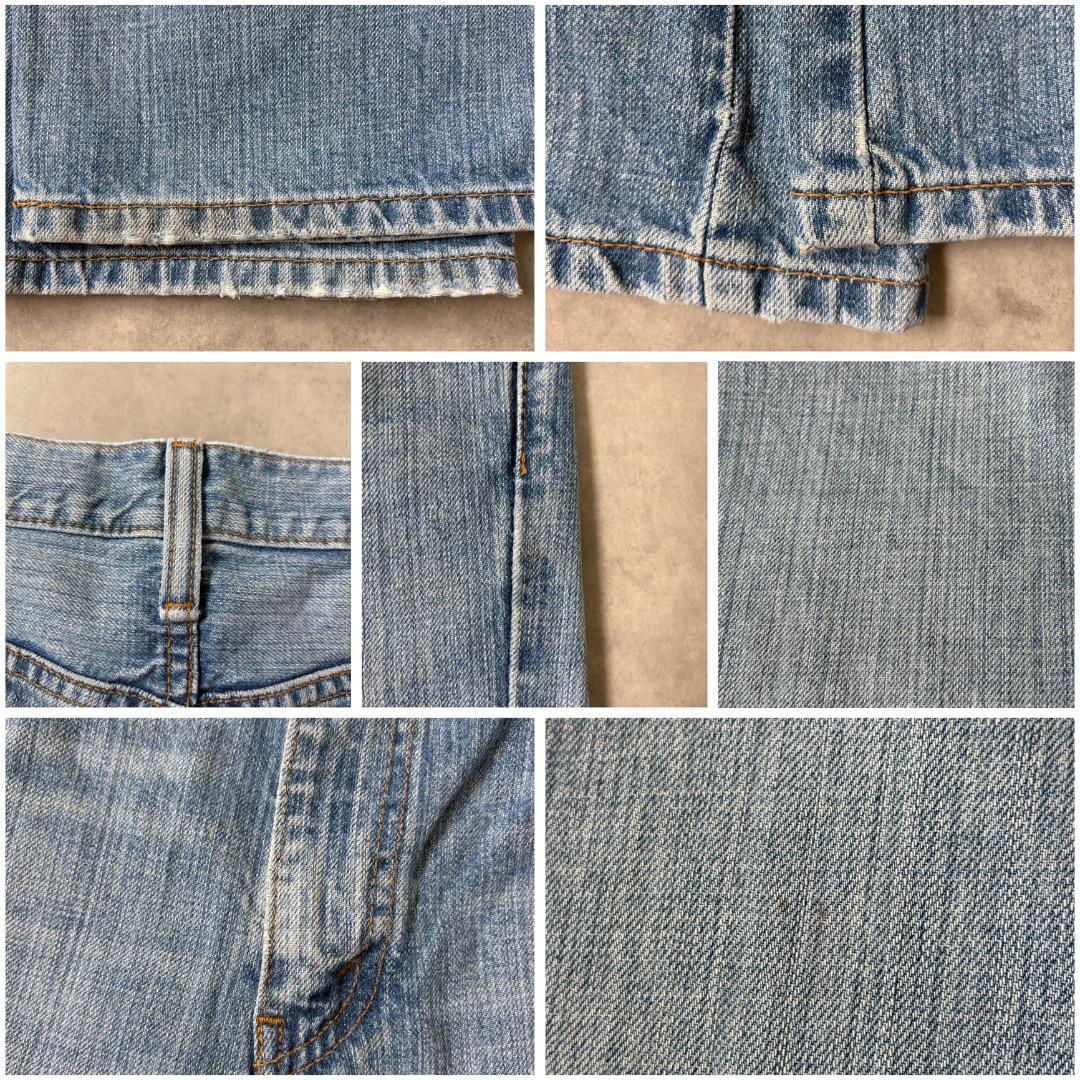リーバイス527 Levis W33 フレア ブーツ 青 古着 ヒゲ 21606 | fuufu