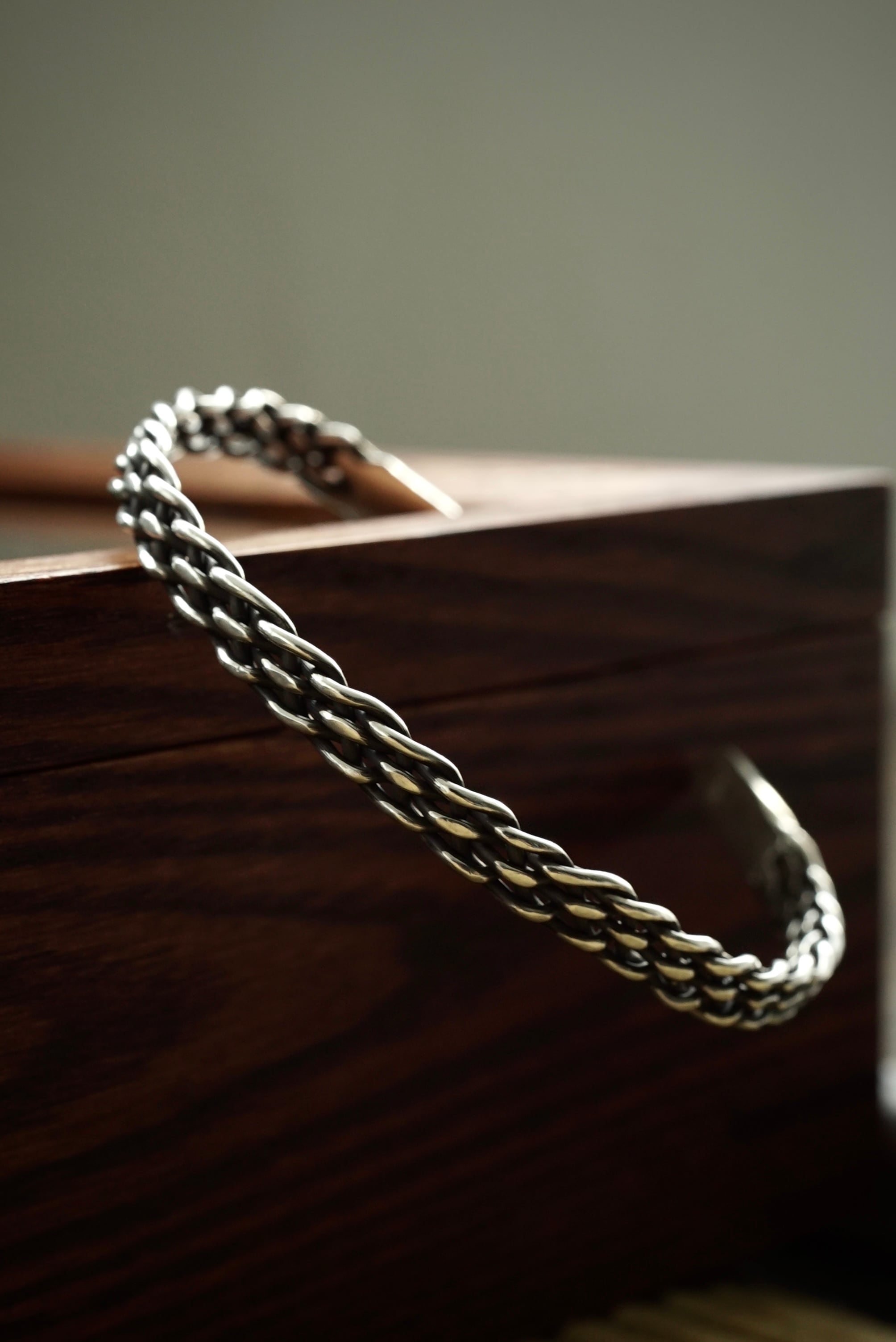 受注生産】Hand Made Silver / Chain_Braid Bangle | C O L I N A