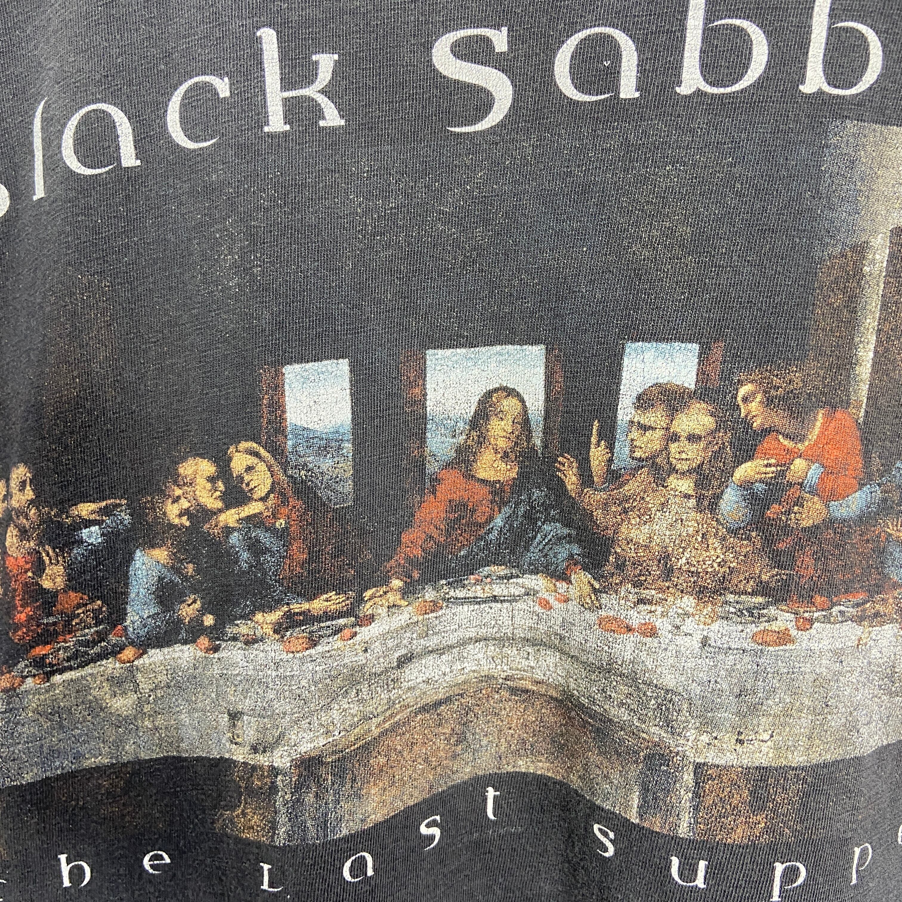 90s BlackSabbath ブラックサバス 最後の晩餐 バンt XL | 古着屋 Uan