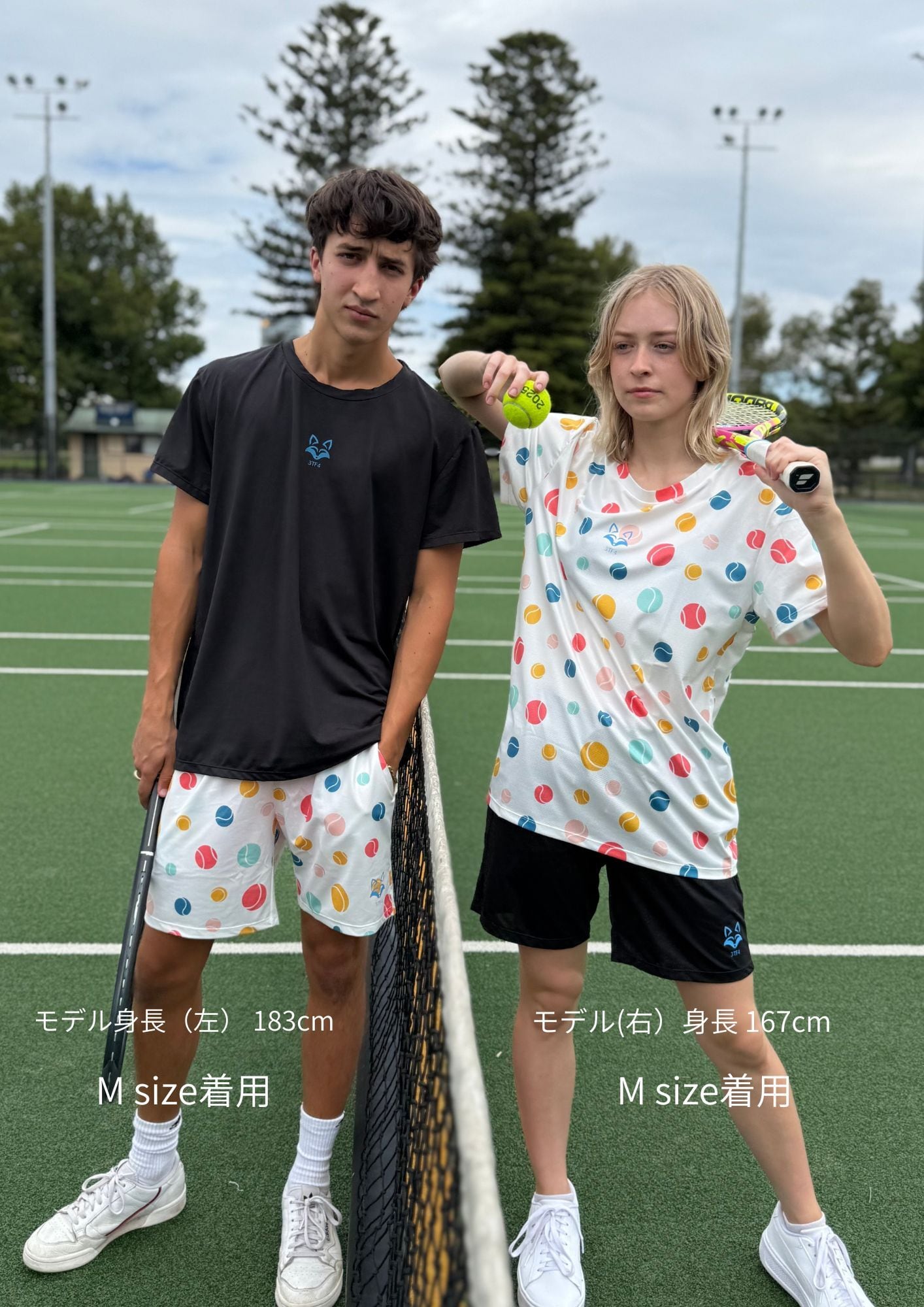 ミラクルカラーボールシャツ【ユニセックス】 | 3TF4 | thirty-forty