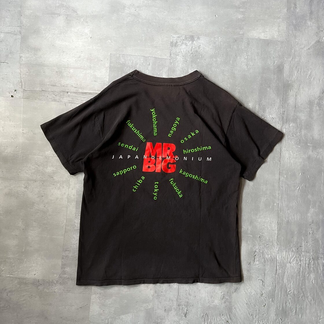 90s “MR. BIG” japan tour tee 90年代 バンド ツアーtシャツ マスター 