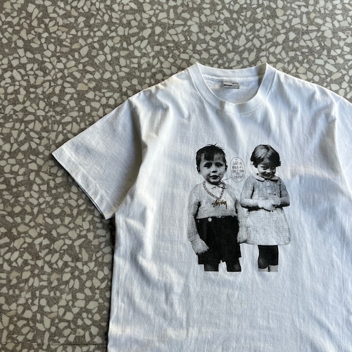 STUSSY / Kid’s photo T-shirt size M