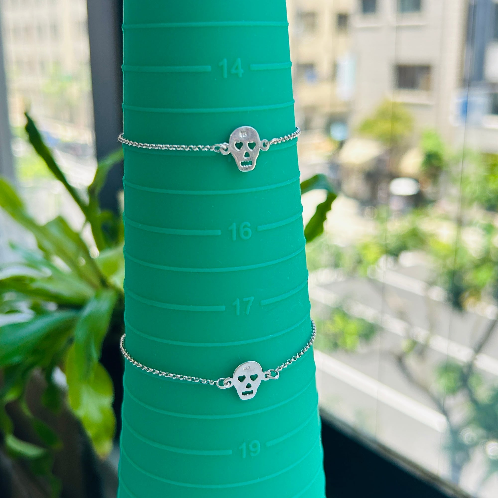 シルバー925 Old Stock Skull ブレスレット（バラ売り） | Milo