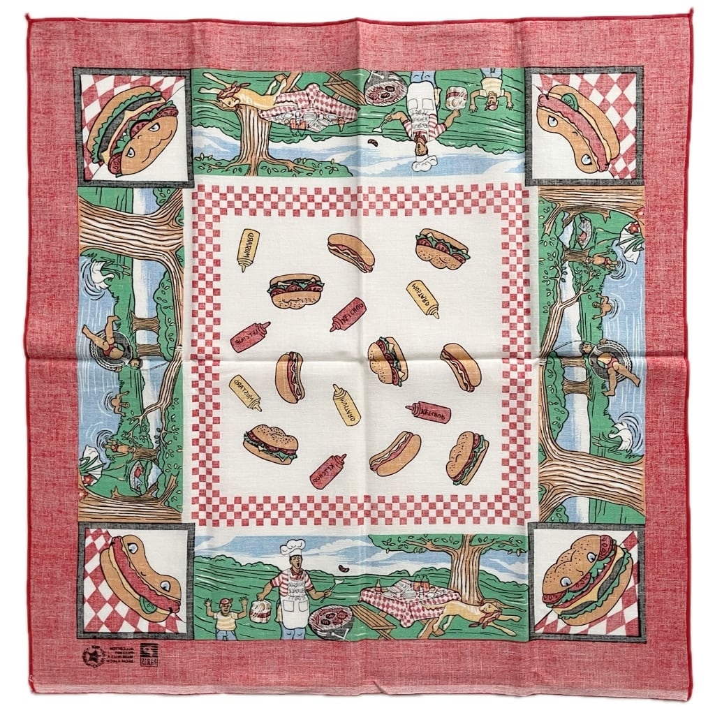 Good】80-90s RN13960 ヴィンテージバンダナ ② | swallows