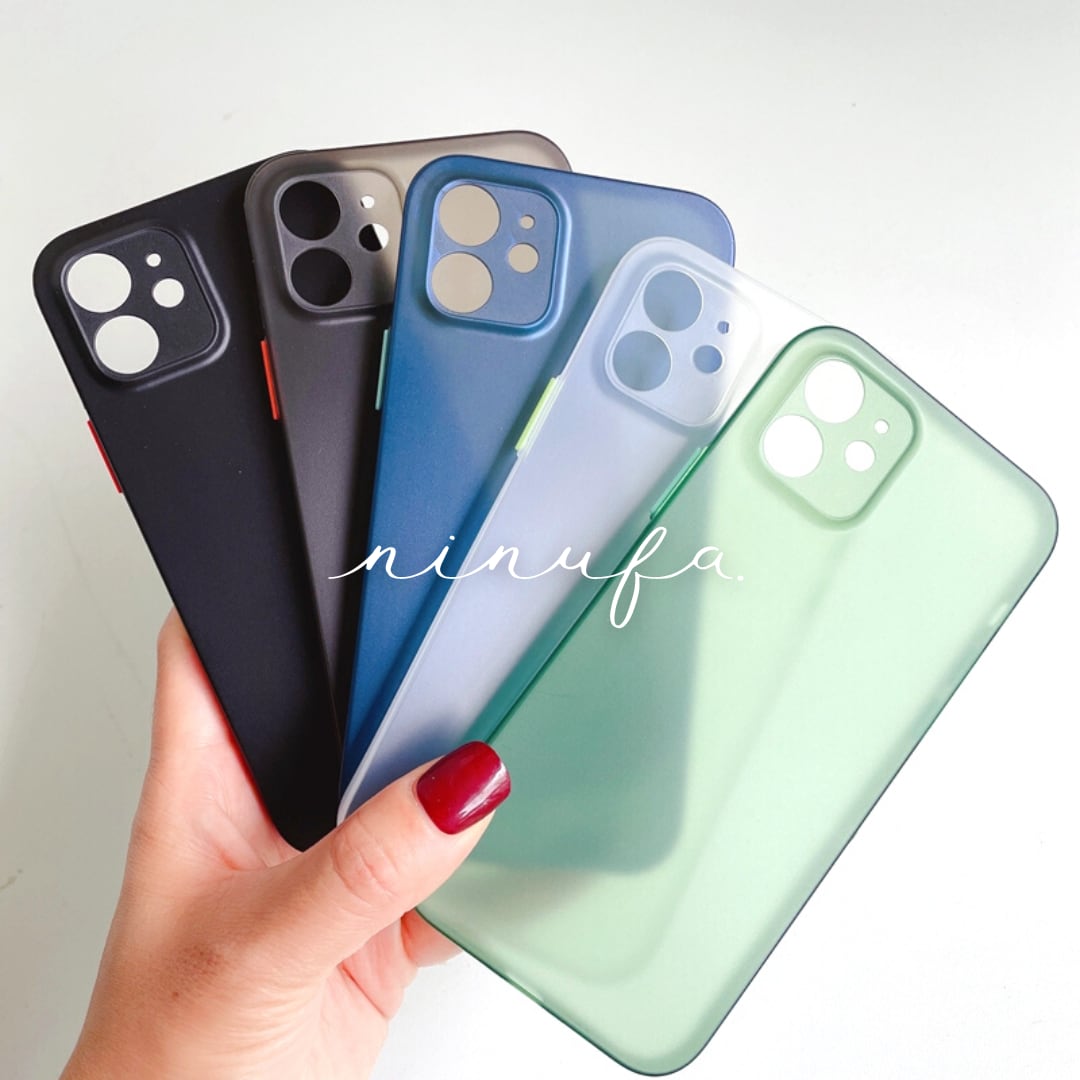 【再販】5色から選べる◎半透明 シンプル クリアケース iPhone14 おしゃれ 色違い お揃い 透け感 シリコン 定番 スマホケース ND-14689