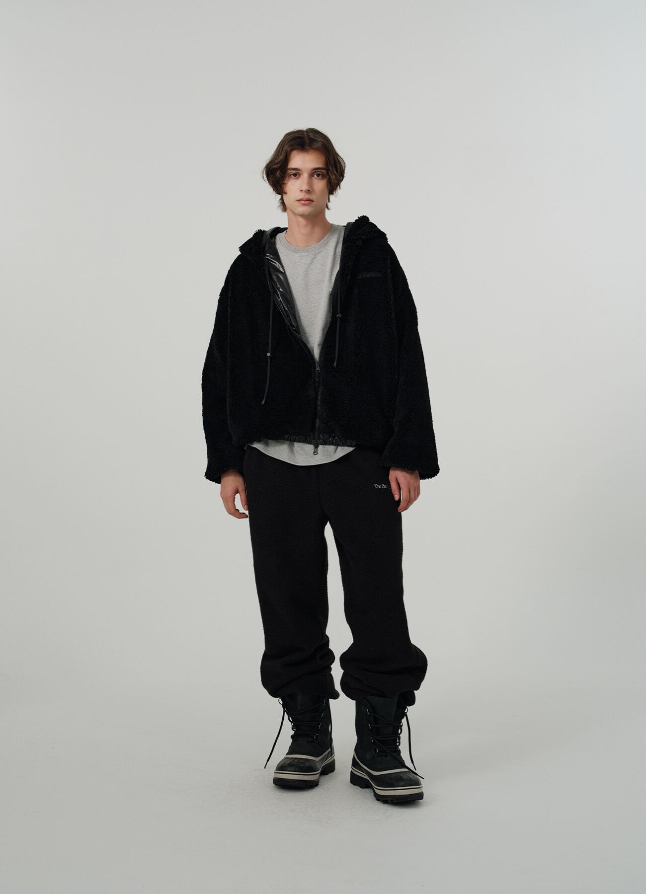 1月初旬発送 [The Barnnet] Black Eco-Shearling Snuggle Reversible