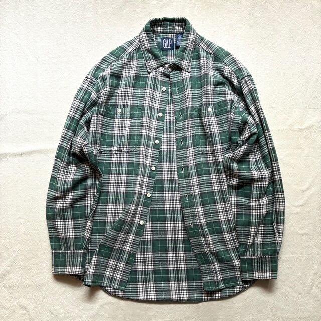 90s bitch skateboards Plaid Flannel Zipup Shirt / ビッチスケート