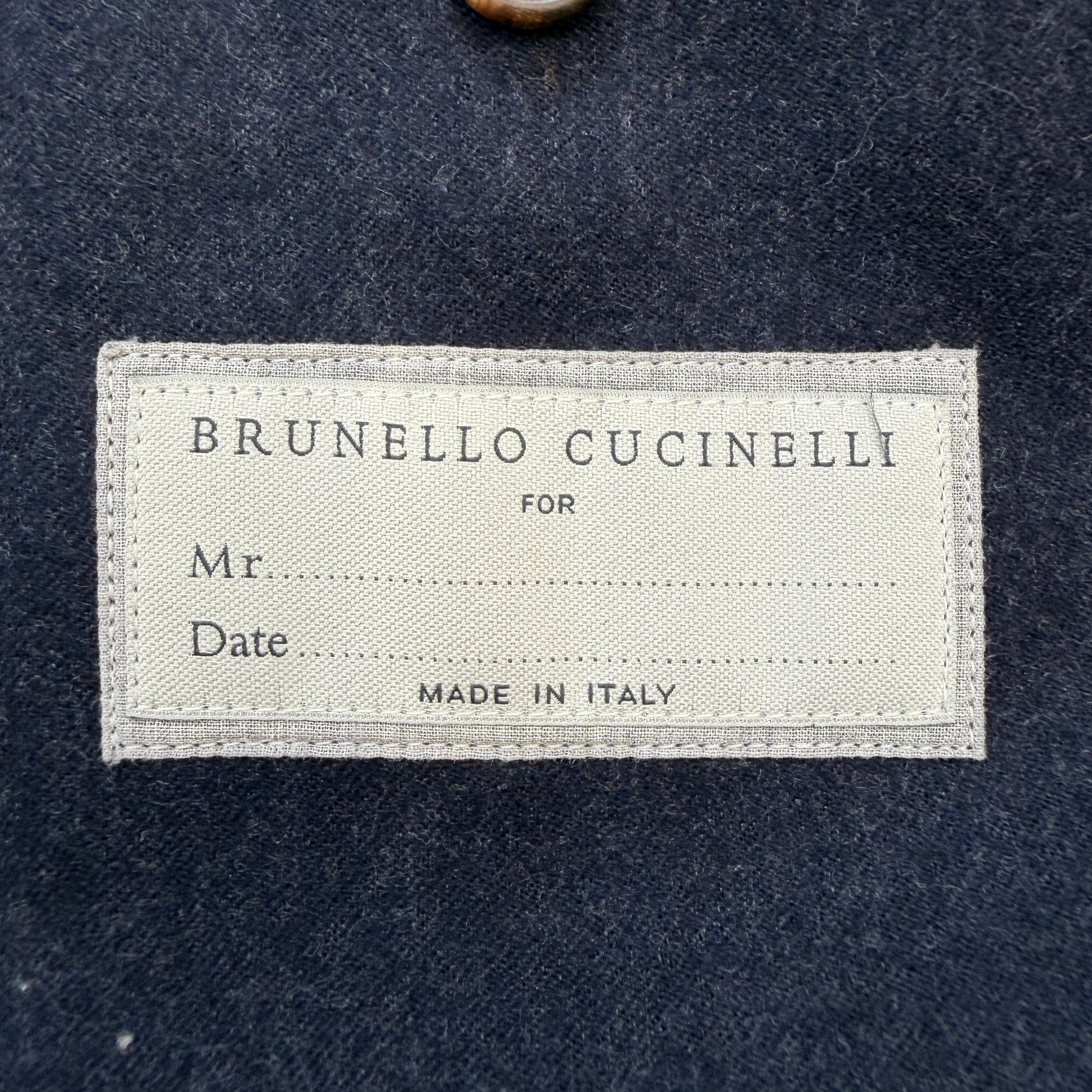 Brunello Cucinelli Suit Wool Navy 44 | ASSET VINTAGE アセット